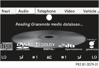 Selecting Gracenote data to be displayed