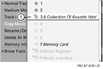 1 Data medium selected