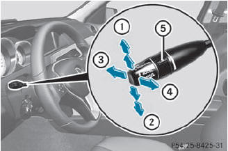 Cruise control lever