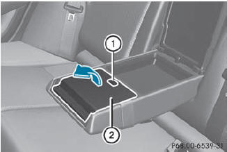 Fold down the rear seat