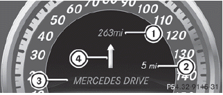 1. Distance to the destination