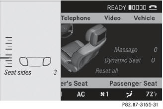 Select Setting by sliding