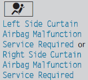 Risk of injuryThere is a malfunction in the left-hand