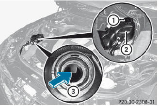 Slowly turn cap 1 half a turn counterclockwise