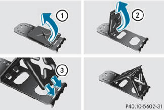 Fold both plates upwards1.