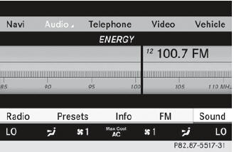 Select Sound by sliding