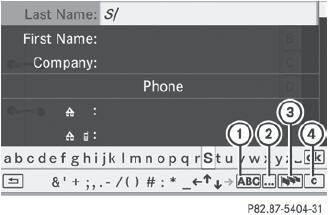 1 To switch the character bar to uppercase/lower-case letters
