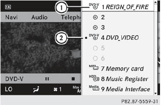 1  symbol for a video DVD