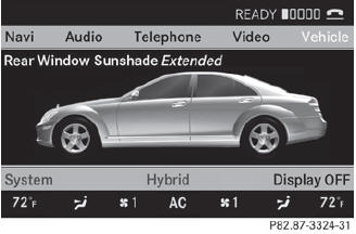 To extend/retract the rear window