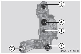 Bulb holder without LED turn signal lamp