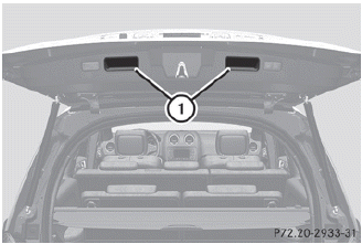 ► Pull the tailgate down using recess