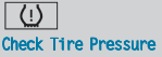 Risk of accidentThe tire pressure in one or more tires has