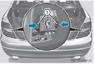 Remove the tail lamp connector